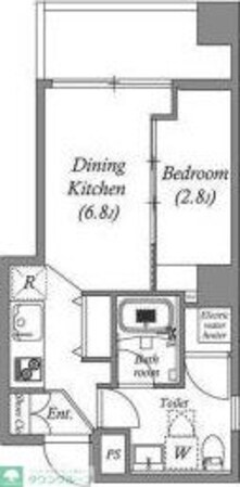 オーパスホームズ芝公園の物件間取画像